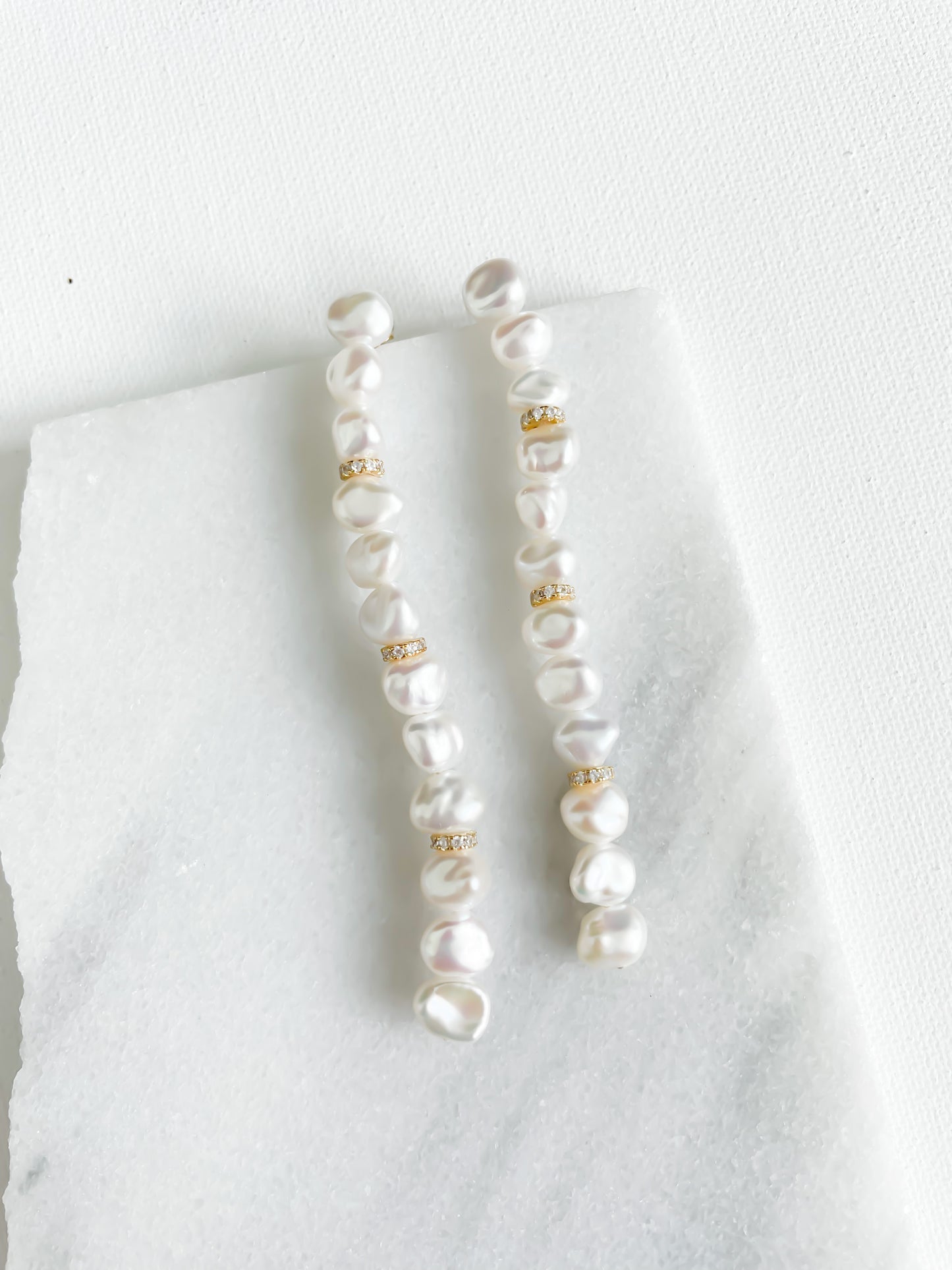 Pearl Pendant Earrings