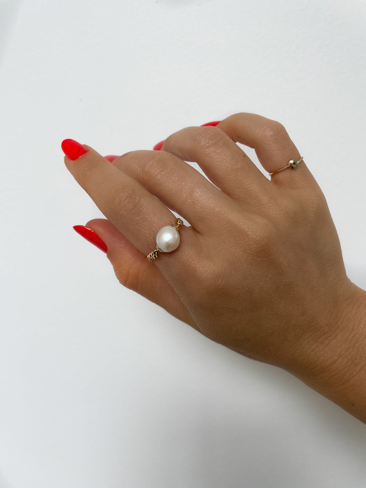 Misa Pearl Chain Ring